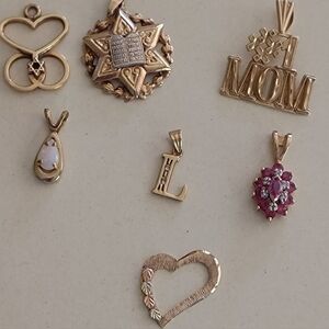 14k 10k pendant lot 7